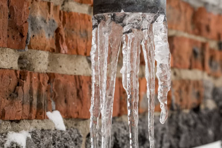 Frozen Pipe In Winter Months